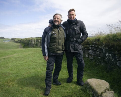 Varroooom! It's back on the bikes for Ewan and Charley for Europe trek in 'Long Way Home.'