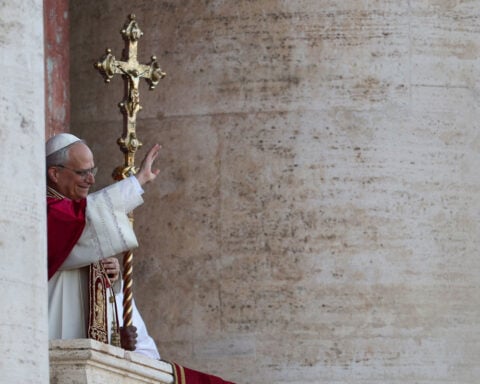 See the moment white smoke emerged from the Sistine Chapel