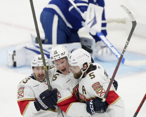 Friday's NHL games: Leafs seek 3-0 lead in Florida, Rantanen and Stars aim at 2-0 lead over Jets
