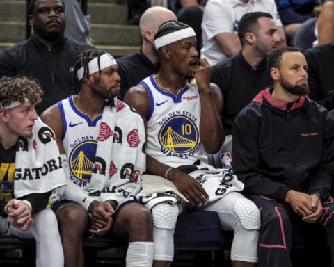 Stephen Curry says he knows patience will be required when dealing with hamstring injury