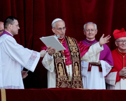 Pope Leo hopes to bring light to "dark nights of this world"