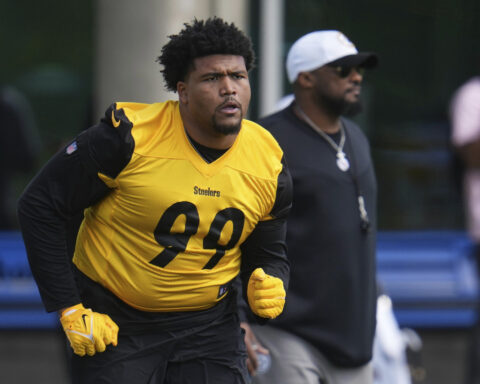 Steelers 1st-round pick Harmon balancing joy of being a pro with grief over the death of his mom