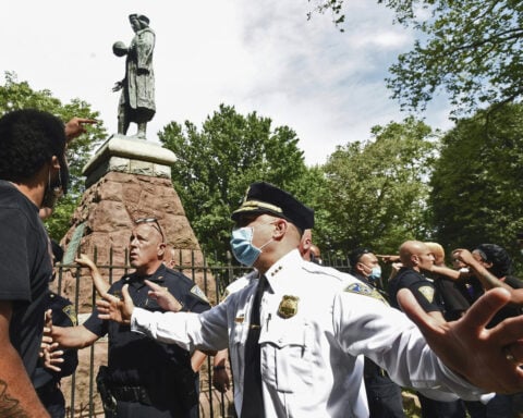 Columbus statue removed from a Connecticut city in 2020 finally finds a home at a new museum