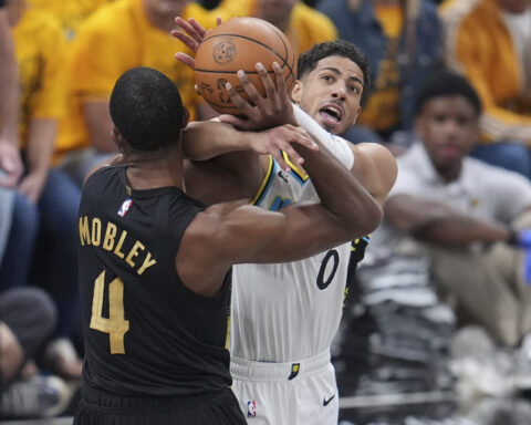 Donovan Mitchell scores 43 and Cavaliers beat the Pacers 126-104 to cut series deficit to 2-1