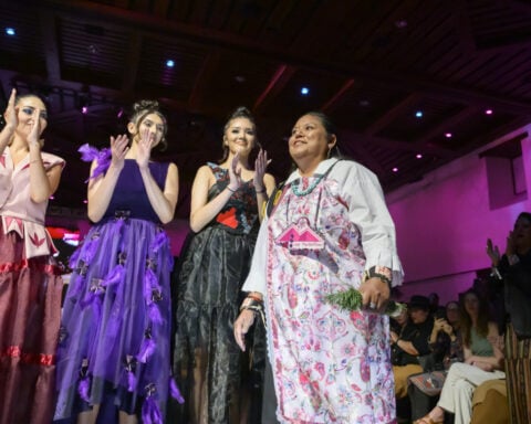 Indigenous fashion week in Santa Fe, New Mexico, explores heritage in silk and hides