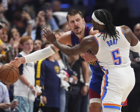 Murray and Porter lead the Nuggets to a 113-104 bounce-back win over the Thunder