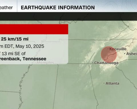 Mild earthquake in Tennessee felt across the Southeast