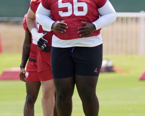 Bucs rookie Desmond Watson, at 430-plus pounds, wants to make people forget his size