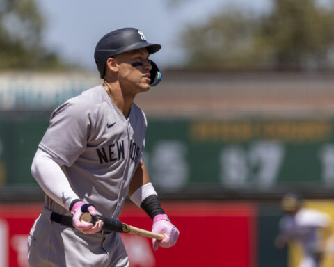 Aaron Judge hits 2 homers in his return to the Sacramento area