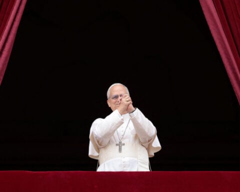 Pope Leo XIV appeals for 'no more war' in first Sunday message