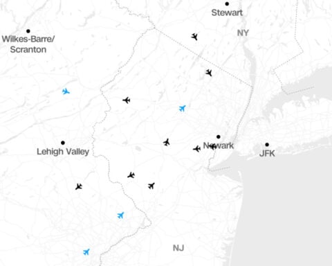 Loops in the sky: See the chaos caused by Newark’s April radar shutdown