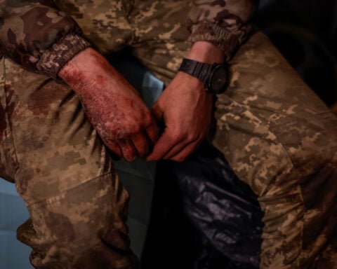 Some Ukrainian soldiers say Russians must withdraw before any peace talks