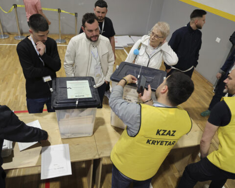 Albanians vote in election after a campaign dominated by uphill efforts to join the EU