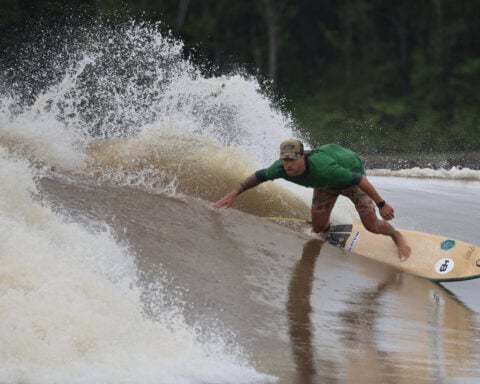 As the Amazon’s waves weaken, a surfer fights to protect them