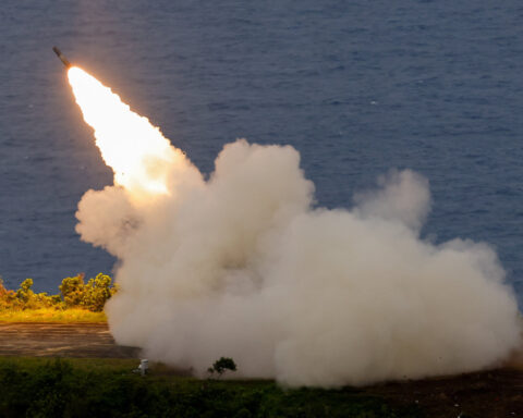 Taiwan test fires for first time new US-supplied HIMARS rocket system
