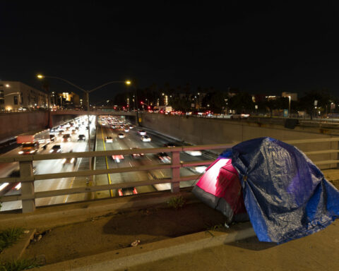 Gov. Gavin Newsom urges California cities and counties to ban homeless encampments