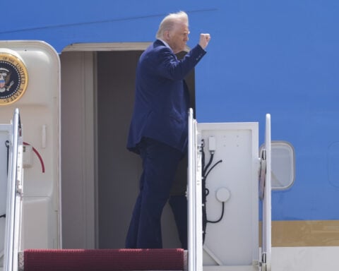 Trump starts his foreign trip with a crush of problems — and outsized certainty he has the answers