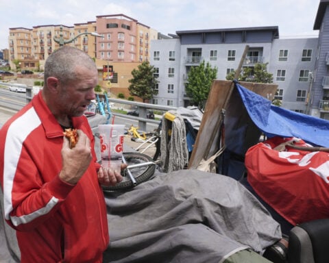 Gov. Gavin Newsom urges California cities and counties to ban homeless encampments