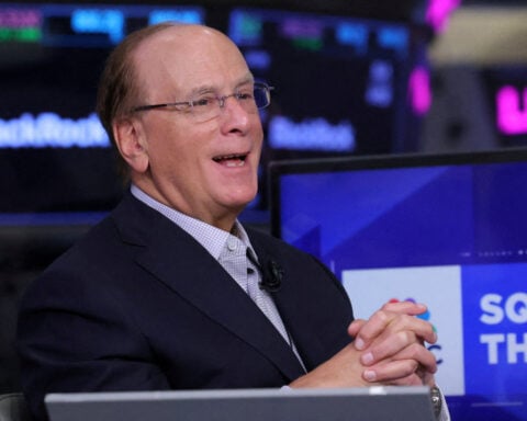 BlackRock's Fink sees trillions of dollars idle as volatility persists