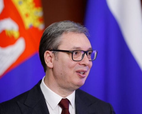 Serbia's Vucic says he wants to join EU, despite visit to Moscow