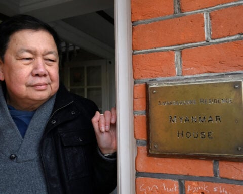 UK charges exiled Myanmar ambassador with trespassing at diplomatic residence