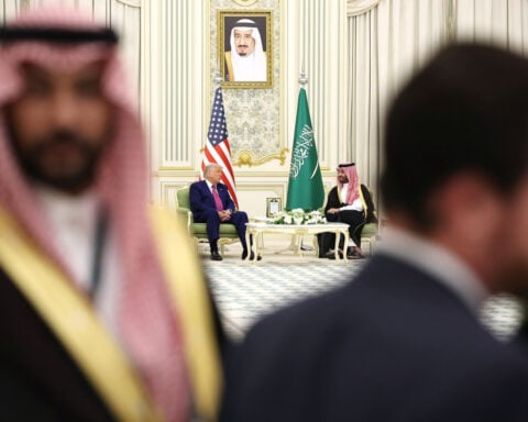 Trump gets the royal-purple-carpet treatment in the Middle East, belying thorny geopolitical challenges