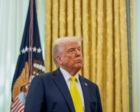 Trump's approval rating rises to 44%; Americans worry less about recession