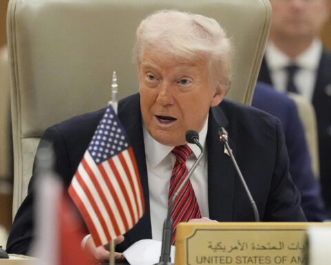 Trump tells Gulf leaders Iran must cease support of proxy groups as part of any nuclear deal