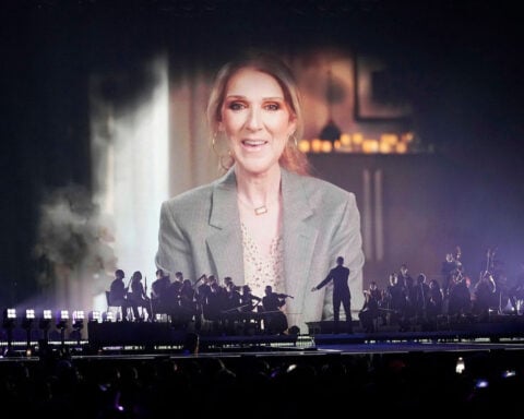 Celine Dion makes surprise video appearance at Eurovision