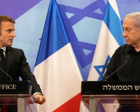 Israel's Netanyahu accuses Macron of standing with Hamas