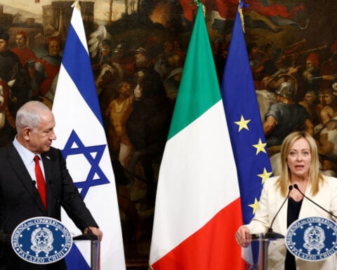 Italy's Meloni urges Netanyahu to respect international law in Gaza