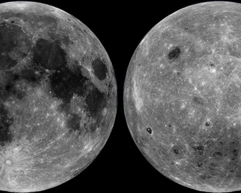 Gravity study shows why the moon's two sides look so different