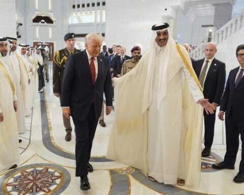 Trump to visit US troops in Qatar as he rejects America's 'interventionist' past in region