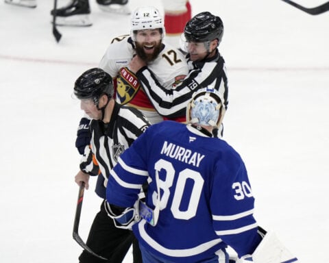 Panthers rout the Maple Leafs 6-1 to take a 3-2 series lead