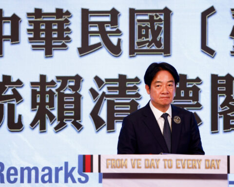 Taiwan cannot rule out China holding more drills as president marks a year in office