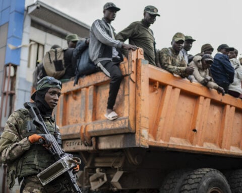 Rwanda's army and its rebel group ally have killed dozens and abducted thousands, Congo says