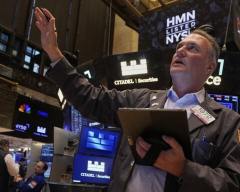 Wall Street drifts back within 4% of its record after the S&P 500 notches a 4th straight gain