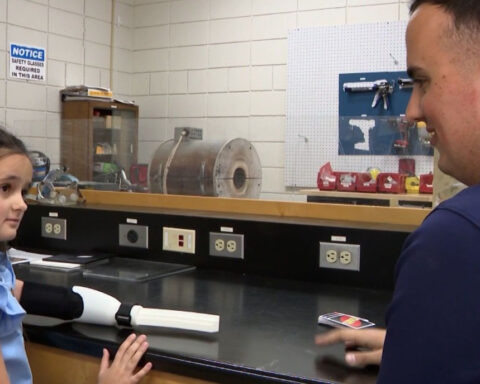 College student designs prosthetic arm for sister as senior project