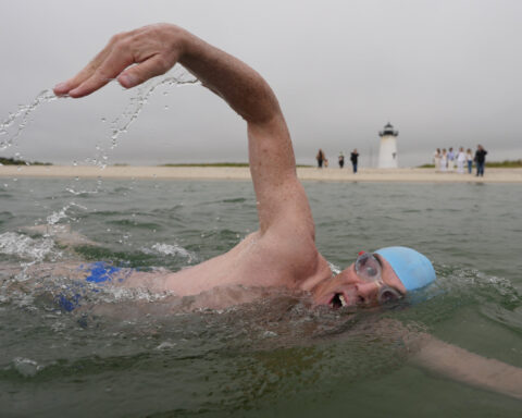 Endurance swimmer is attempting first-ever swim around Martha’s Vineyard ahead of ‘Jaws’ anniversary
