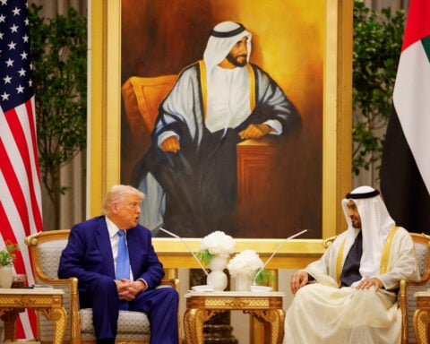 UAE keen to work with US on regional peace, president tells Trump