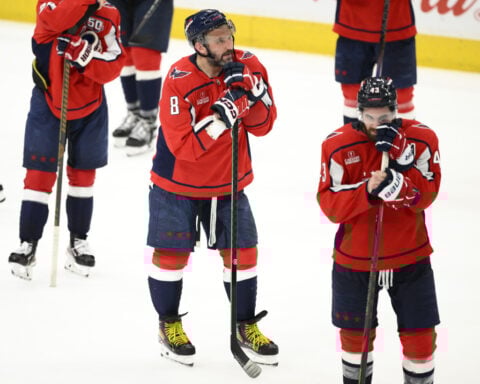 Alex Ovechkin says he intends to keep playing for the Capitals, his 21st NHL season at age 40