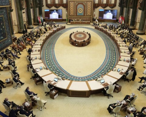 Arab leaders promise to work on reconstruction of Gaza and press for a ceasefire