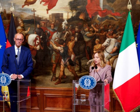 Germany, Italy say Europe's leaders 'far from' talks on troop deployment in Ukraine
