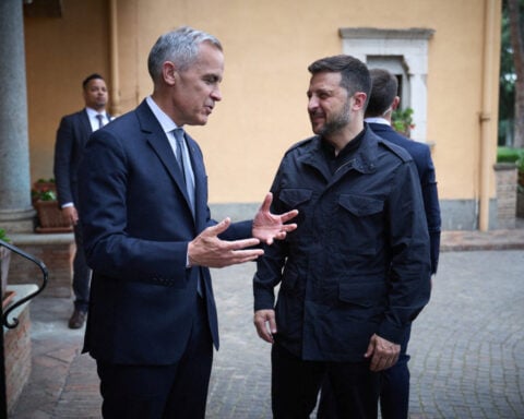 Canada PM Carney reaffirms support for Ukraine in first meeting with Zelenskiy