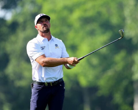 PGA Championship: Scottie Scheffler surges atop leaderboard as tournament heads into final round