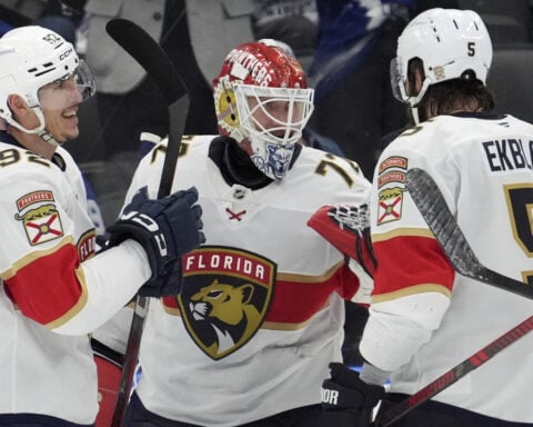 Panthers rout the Maple Leafs 6-1 in Game 7 to advance to the Eastern Conference final