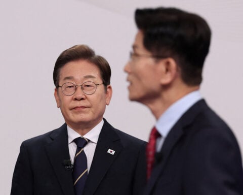 South Korea's presidential candidates face off in fiery debate