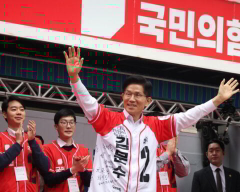 South Korea presidential candidate Kim says open to discussing US troop cost