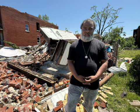A rare tornado ripped through St. Louis. Days later, a community picks up the pieces