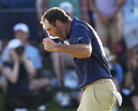 Scheffler's fiery celebration at PGA Championship shows desire that burns in world's No. 1 player
